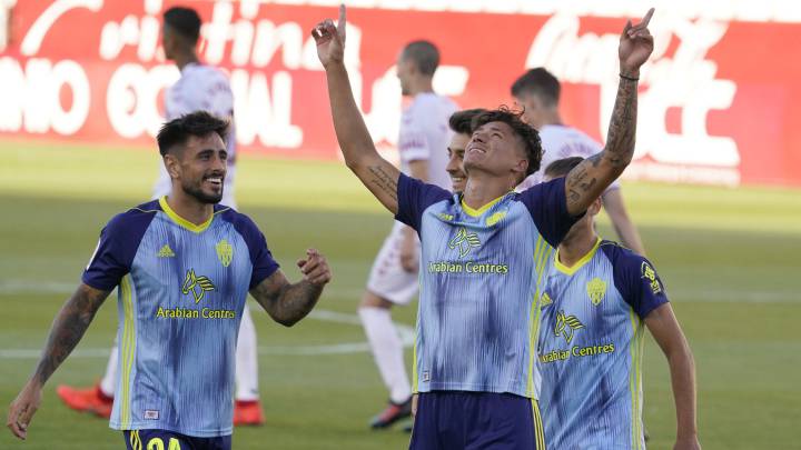 14/06/20 PARTIDO SEGUNDA DIVISION CORONAVIRUS COVID19 ALBACETE - ALMERIA PRIMER GOL DARWIN NUÑEZ PENALTI 0-1 ALEGRIA