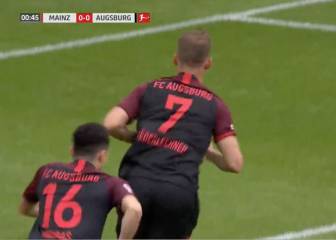 El Augsburgo saca petróleo de su visita al Mainz