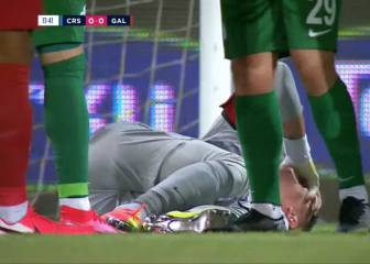 El desgarrador grito de Muslera cuando un rival le destroza la tibia y el peroné