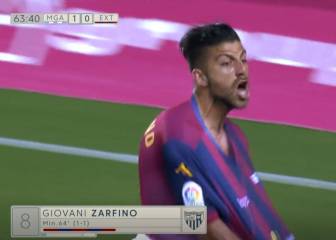 Zarfino salva un punto para el Extremadura ante el Málaga