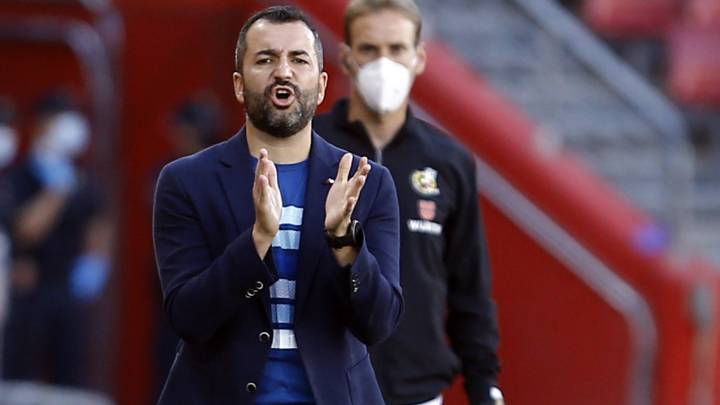 Diego Martínez durante un partido.