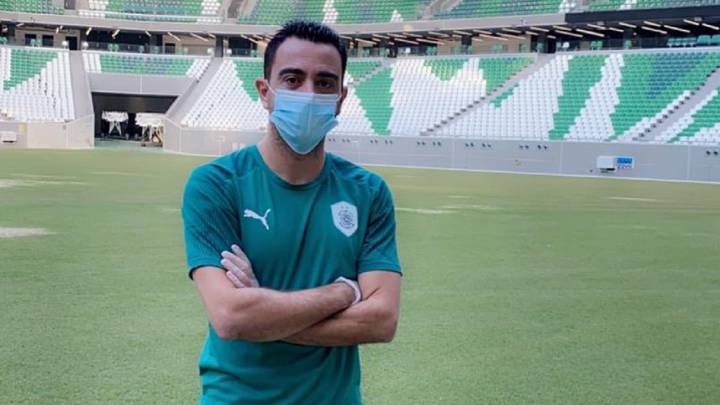 Xavi y sus jugadores pisaron los nuevos estadios mundialistas