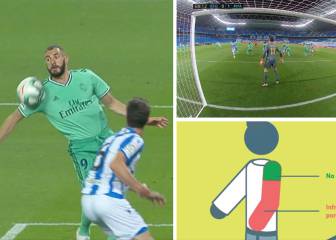 La razón del por qué no se pitó la mano de Benzema