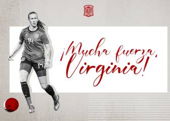 Mensaje de ánimo de la Selección a Virginia Torrecilla