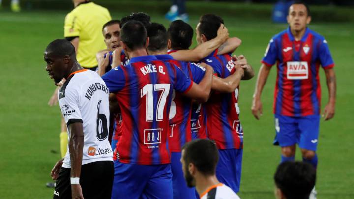 Eibar 1-0 Valencia: resumen, gol y resultado del partido
