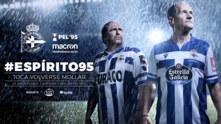 Imagen de la nueva camiseta del Deportivo