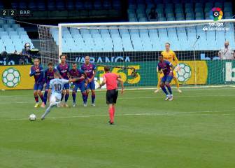 Setién señala claramente a Griezmann en el gol de Aspas