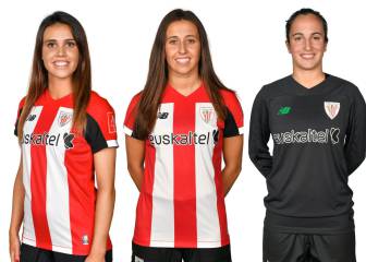 Leguina, Jone Ibáñez y Marta Perea, renovadas por el Athletic