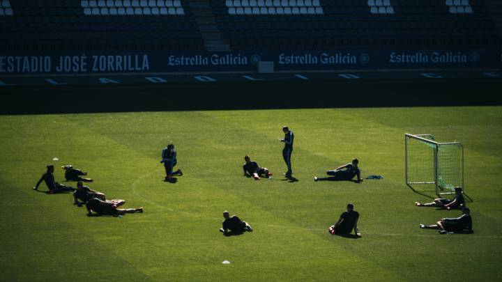 El Valladolid prepara en cuatro sesiones el duelo ante el Levante