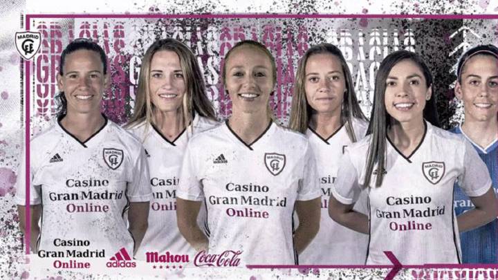 Jugadoras del Madrid CFF.