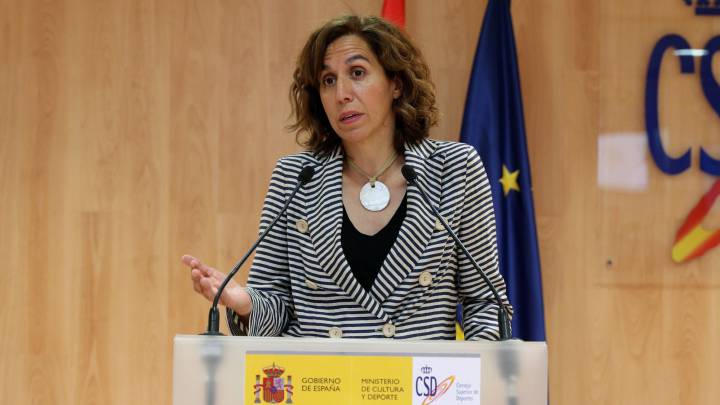Irene Lozano: "No descarto que haya público la Liga que viene, pero no puedo comprometerme"