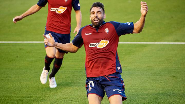 Enric Gallego celebra su gol ante el Leganés.