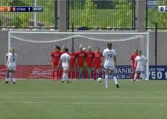 Vero Boquete se viste de Roberto Carlos para hacer su primer gol en Utah: ¡qué obús!