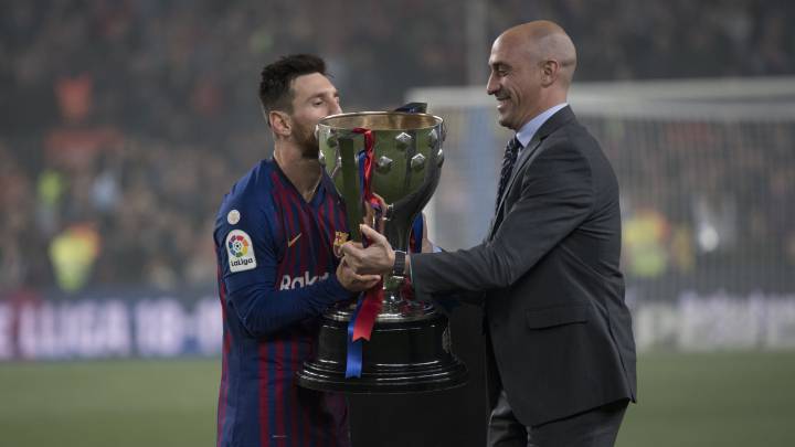 Rubiales entregará LaLiga este julio al campeón aun sin público