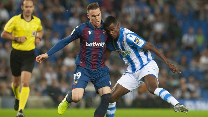 30/10/19 PARTIDO PRIMERA DIVISION REAL SOCIEDAD - LEVANTE CLERC E ISAK