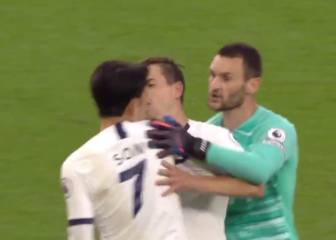 Lloris aclara el incidente del descanso con Son
