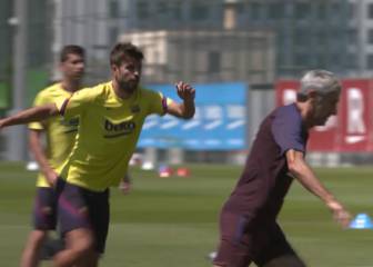 El Barça ultima detalles para el derbi de LaLiga ante el Espanyol