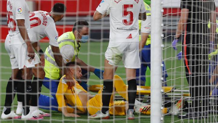 Vaclik sufre un esguince de ligamento en su rodilla izquierda