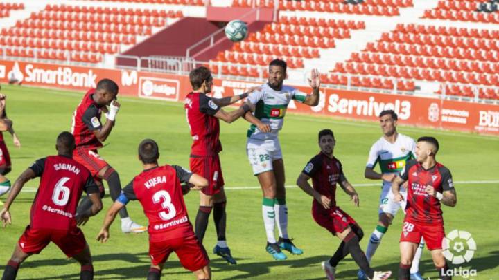 Mirandés - Elche, en directo: LaLiga SmartBank, en vivo