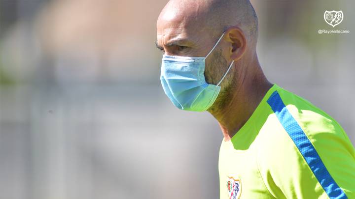 Paco Jémez, en un entrenamiento.