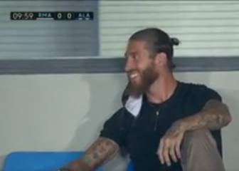 Dará que hablar: la reacción de Ramos al ver que cobran penal para el Madrid