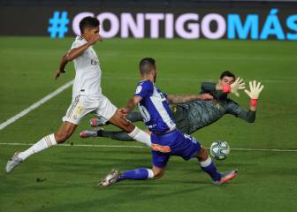Courtois ya avista a Casillas