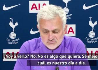 Mourinho tras la grabación del documental del Tottenham: