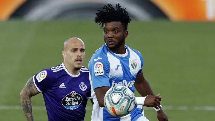 Posible alineación del Leganés ante el Valencia en Butarque