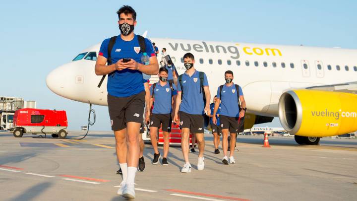 Once del Athletic sin los carrileros ni el pivote habitual