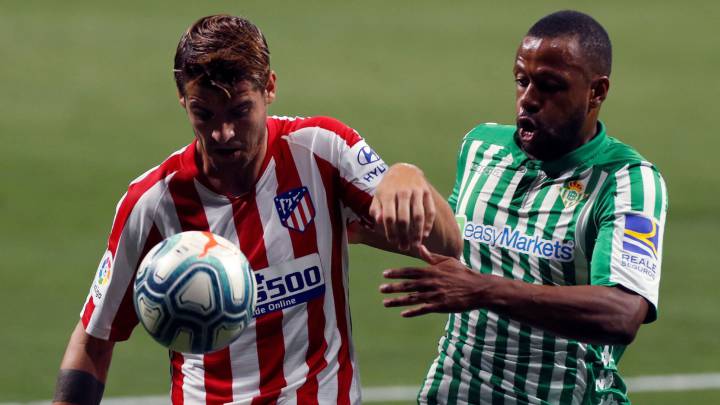 Morata en el Atlético-Betis