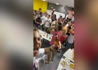 Locura total de la plantilla del Cádiz al saber que ya es de Primera