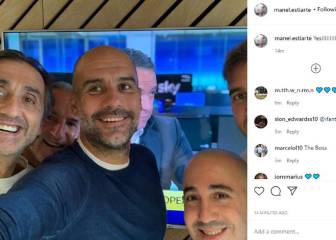 Así celebró Pep y su staff el levantamiento de la sanción