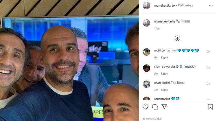 Así celebró Pep y su staff el levantamiento de la sanción