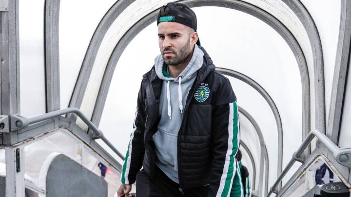Jesé, en un partido con el Sporting.