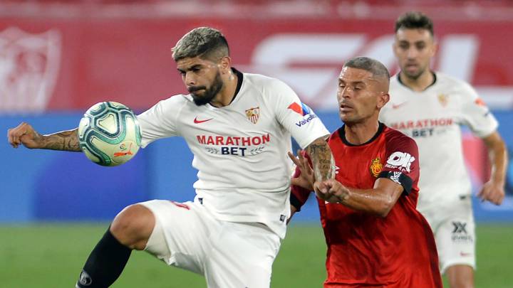 El Sevilla fue gobernado de nuevo por un gran Éver Banega ante el Mallorca, con un buen encuentro de los pilares que han brillado toda la temporada.