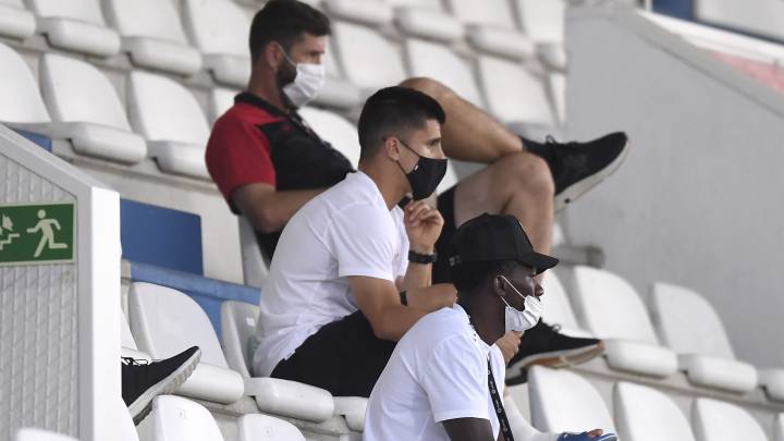 La tarde que Bustinza jugó con el Leganés en la grada de Butarque