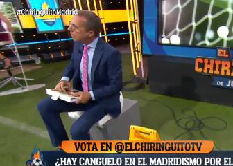 Soria sigue 'calentando' a los fans del Madrid: ojo a lo que llevó al plató de 'El Chiringuito'