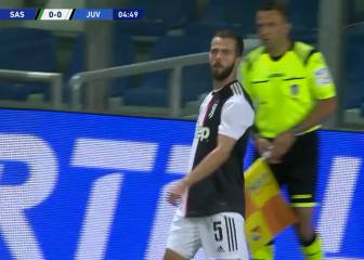 Como el Liverpool: la vivaz acción de Pjanic en un córner