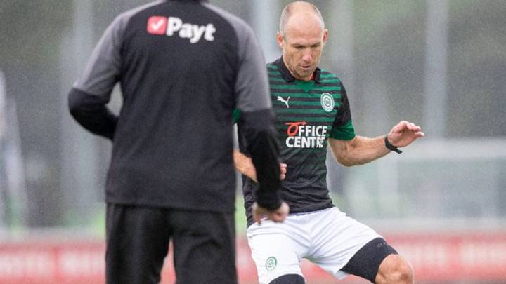 Robben no está listo para entrenarse con el Groningen