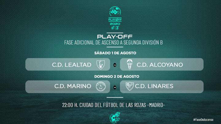 Emparejamientos de repesca en Tercera División.