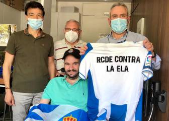 El mensaje de Jordi Sabaté y el Espanyol contra la ELA