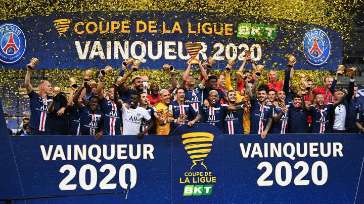Keylor Navas y Sarabia le dan la Copa de la Liga al PSG