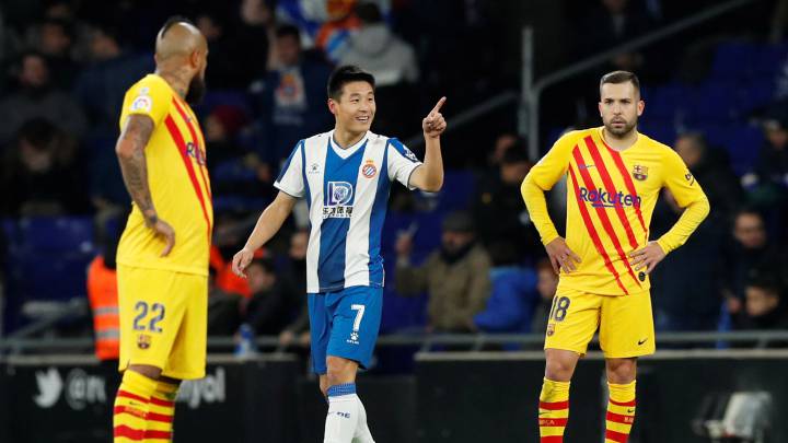 Wu Lei, en el Espanyol - Barcelona