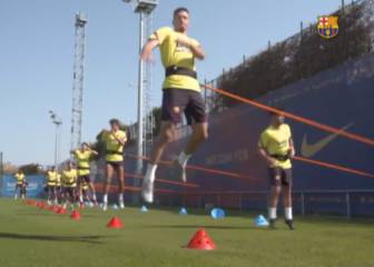 El Barça continúa preparando a tope el duelo con el Nápoles