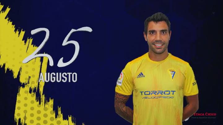 Augusto, contento en el Cádiz: "Necesitaba este rigor y presión"