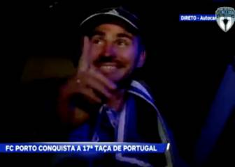 Casillas suelta una palabra en portugués en medio de una entrevista y el bus del Oporto enloquece