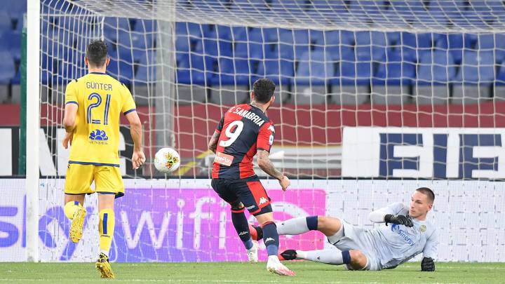 Sanabria, de salvador en el
Genoa a dilema para el Betis
