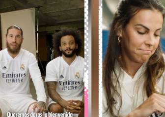 La bienvenida de Ramos y Marcelo a las jugadoras del Real Madrid