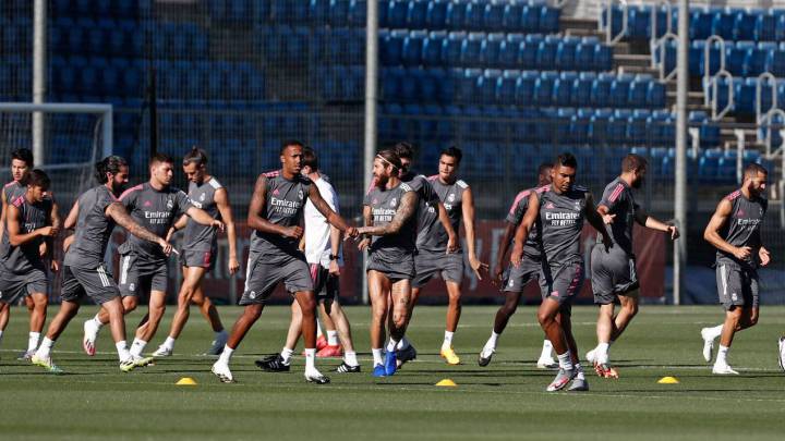 Zidane evita los desgastes a tres días del Manchester City