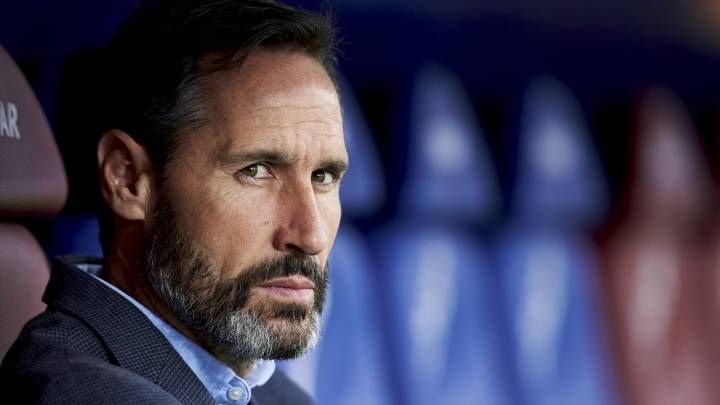 Vicente Moreno, en un partido del Mallorca.